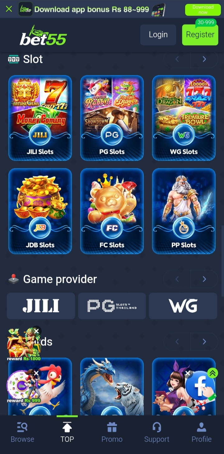 55 Bet Game